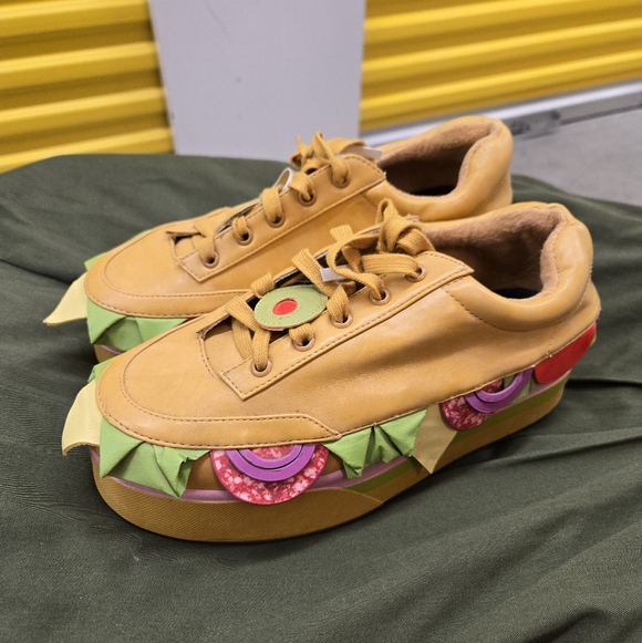 Dolls Kill Shoes - Dolls Kill Current Mood Deli Sandwich Plarform Sneaker Shoes